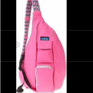 Hot pink kavu rope swing bag